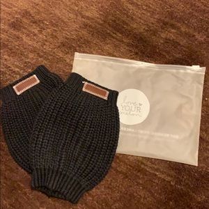 Love your melon boot cuffs